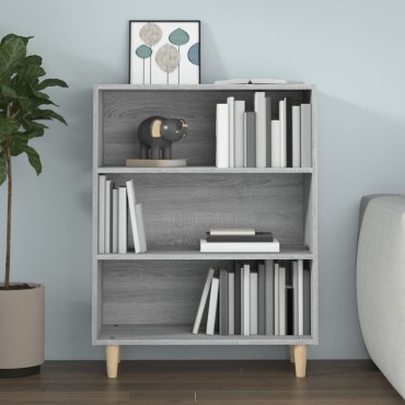 vidaXL Ντουλάπι Γκρι sonoma 69,5x32,5x90cm από Επεξεργασμένο Ξύλο 1 τεμ.