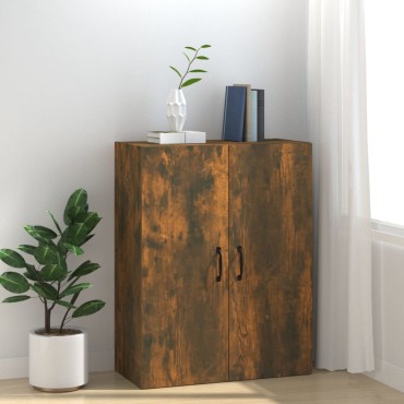 vidaXL Ντουλάπι Κρεμαστό Καπνιστή δρυς69,5x34x90cm Επεξεργασμένο Ξύλο 1 τεμ.