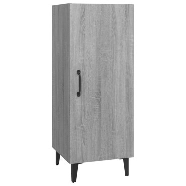 vidaXL Ντουλάπι Γκρι Sonoma 34,5x34x90cm από Επεξεργασμένο Ξύλο 1 τεμ.