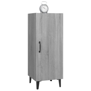 vidaXL Ντουλάπι Γκρι Sonoma 34,5x34x90cm από Επεξεργασμένο Ξύλο 1 τεμ.