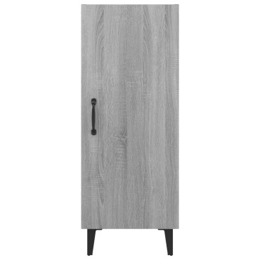 vidaXL Ντουλάπι Γκρι Sonoma 34,5x34x90cm από Επεξεργασμένο Ξύλο 1 τεμ.