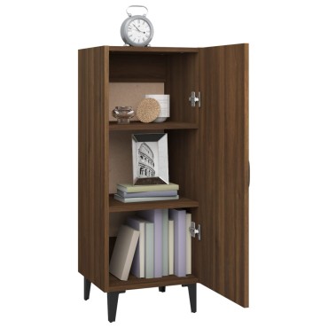 vidaXL Ντουλάπι Καφέ Δρυς 34,5x34x90cm Επεξεργασμένο Ξύλο 1 τεμ.