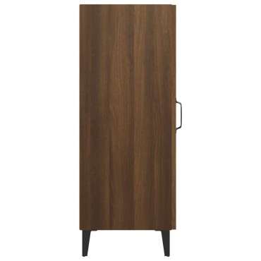 vidaXL Ντουλάπι Καφέ Δρυς 34,5x34x90cm Επεξεργασμένο Ξύλο 1 τεμ.