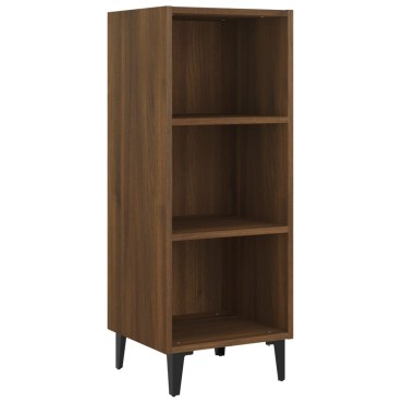 vidaXL Ντουλάπι Καφέ Δρυς 34,5x32,5x90cm Επεξεργασμένο Ξύλο 1 τεμ.