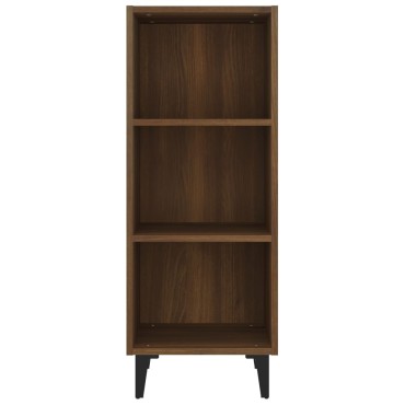 vidaXL Ντουλάπι Καφέ Δρυς 34,5x32,5x90cm Επεξεργασμένο Ξύλο 1 τεμ.