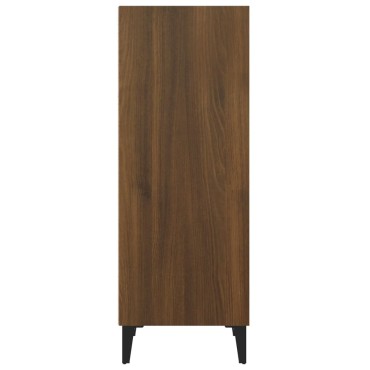 vidaXL Ντουλάπι Καφέ Δρυς 34,5x32,5x90cm Επεξεργασμένο Ξύλο 1 τεμ.