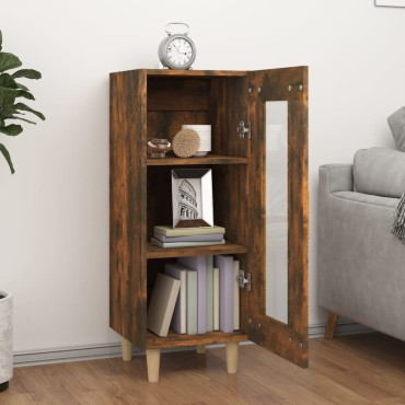 vidaXL Ντουλάπι Καπνιστή Δρυς 34,5x34x90cm Επεξεργασμένο Ξύλο 1 τεμ.