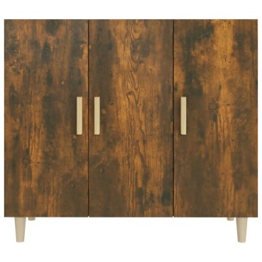 vidaXL Ντουλάπι Καπνιστή Δρυς 90x34x80cm Επεξεργασμένο Ξύλο 1 τεμ.