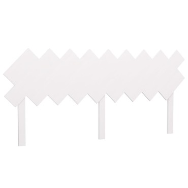 vidaXL Κεφαλάρι Κρεβατιού Λευκό 178x3x80,5cm από Μασίφ Ξύλο Πεύκου 1 τεμ.