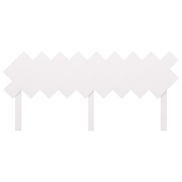 vidaXL Κεφαλάρι Κρεβατιού Λευκό 178x3x80,5cm από Μασίφ Ξύλο Πεύκου 1 τεμ.