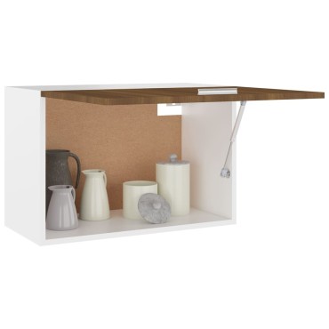 vidaXL Ντουλάπι Κρεμαστό Lyon Καφέ Δρυς 60x31x40cm Επεξεργασμένο Ξύλο 1 τεμ.