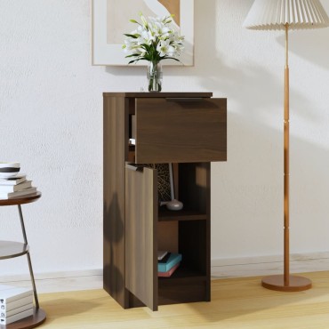 vidaXL Ντουλάπι Καφέ Δρυς 30x30x70cm από Επεξεργασμένο Ξύλο 1 τεμ.