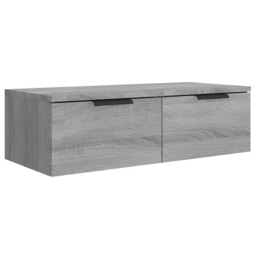 vidaXL Ντουλάπι Τοίχου Γκρι Sonoma 68x30x20cm Επεξεργασμένο Ξύλο 1 τεμ.