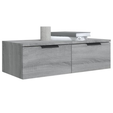 vidaXL Ντουλάπι Τοίχου Γκρι Sonoma 68x30x20cm Επεξεργασμένο Ξύλο 1 τεμ.
