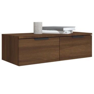 vidaXL Ντουλάπι Τοίχου Καφέ Δρυς 68x30x20cm Επεξεργασμένο Ξύλο 1 τεμ.