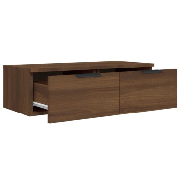 vidaXL Ντουλάπι Τοίχου Καφέ Δρυς 68x30x20cm Επεξεργασμένο Ξύλο 1 τεμ.