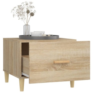 vidaXL Τραπεζάκια Σαλονιού 2 τεμ. Sonoma Δρυς 50x50x40cm Επεξ. Ξύλο