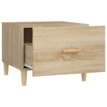 vidaXL Τραπεζάκια Σαλονιού 2 τεμ. Sonoma Δρυς 50x50x40cm Επεξ. Ξύλο