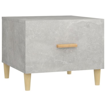 vidaXL Τραπεζάκι Σαλονιού Γκρι Σκυρ. 50x50x40cm Επεξεργασμένο Ξύλο 1 τεμ.