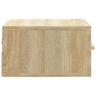 vidaXL Κομοδίνα Επιτοίχια Sonoma Δρυς 35x35x20cm 1 τεμ.