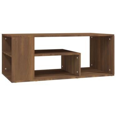 vidaXL Τραπεζάκι Σαλονιού Καφέ Δρυς100x50x40cm Επεξεργασμένο Ξύλο 1 τεμ.