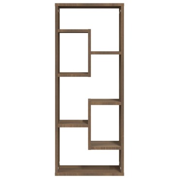 vidaXL Ραφιέρα Τοίχου Καφέ Δρυς 36x16x90cm Επεξεργασμένο Ξύλο 1 τεμ.