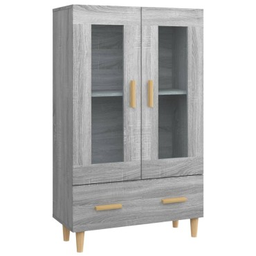 vidaXL Ντουλάπα Γκρι Sonoma 70x31x115cm από Επεξεργασμένο Ξύλο 1 τεμ.