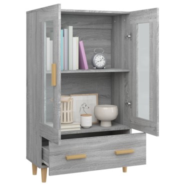 vidaXL Ντουλάπα Γκρι Sonoma 70x31x115cm από Επεξεργασμένο Ξύλο 1 τεμ.