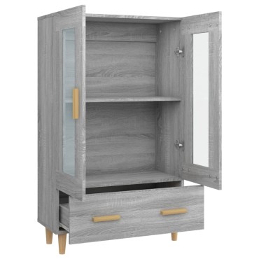 vidaXL Ντουλάπα Γκρι Sonoma 70x31x115cm από Επεξεργασμένο Ξύλο 1 τεμ.