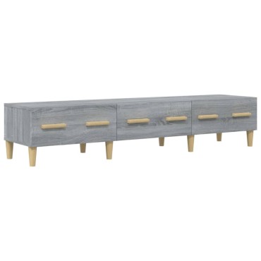 vidaXL Έπιπλο Τηλεόρασης Γκρι Sonoma 150x34,5x30cm Επεξεργασμένο Ξύλο