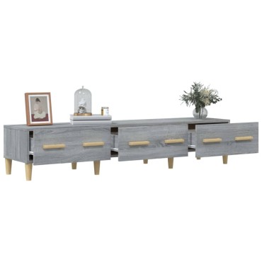 vidaXL Έπιπλο Τηλεόρασης Γκρι Sonoma 150x34,5x30cm Επεξεργασμένο Ξύλο