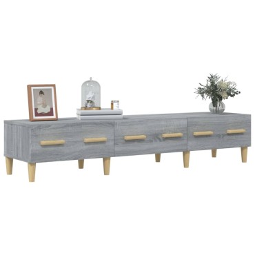 vidaXL Έπιπλο Τηλεόρασης Γκρι Sonoma 150x34,5x30cm Επεξεργασμένο Ξύλο