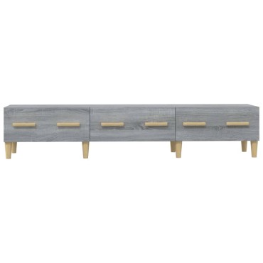 vidaXL Έπιπλο Τηλεόρασης Γκρι Sonoma 150x34,5x30cm Επεξεργασμένο Ξύλο