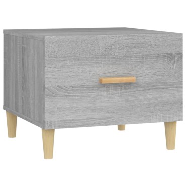 vidaXL Τραπεζάκια Σαλονιού 2 τεμ. Γκρι sonoma 50x50x40cm Επεξ. Ξύλο