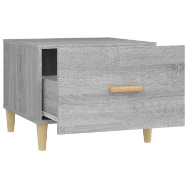 vidaXL Τραπεζάκια Σαλονιού 2 τεμ. Γκρι sonoma 50x50x40cm Επεξ. Ξύλο