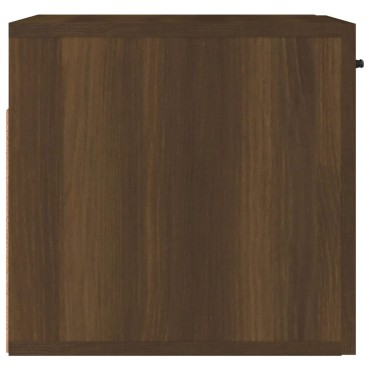 vidaXL Ντουλάπι Τοίχου Καφέ Δρυς 80x35x36,5cm Επεξεργασμένο Ξύλο 1 τεμ.