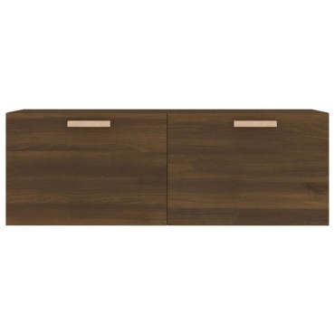 vidaXL Ντουλάπι Τοίχου Καφέ Δρυς 100x36,5x35cm Επεξεργασμένο Ξύλο 1 τεμ.