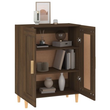 vidaXL Ντουλάπι Καφέ Δρυς 69,5x34x90cm από Επεξεργασμένο Ξύλο 1 τεμ.