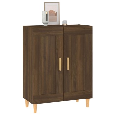 vidaXL Ντουλάπι Καφέ Δρυς 69,5x34x90cm από Επεξεργασμένο Ξύλο 1 τεμ.