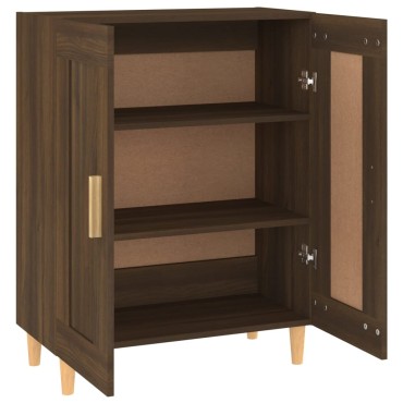 vidaXL Ντουλάπι Καφέ Δρυς 69,5x34x90cm από Επεξεργασμένο Ξύλο 1 τεμ.
