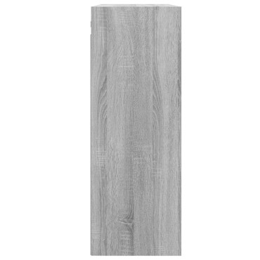 vidaXL Ντουλάπι Τοίχου Κρεμαστό Γκρι sonoma 69,5x32,5x90cm 1 τεμ.