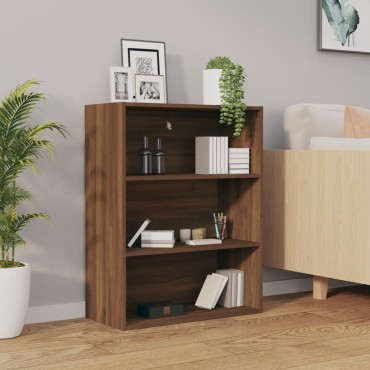 vidaXL Ντουλάπι Τοίχου Κρεμαστό Καφέ δρυς 69,5x32,5x90cm 1 τεμ.