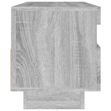 vidaXL Έπιπλο Τηλεόρασης με LED Γκρι Sonoma 100x35x40 εκ.