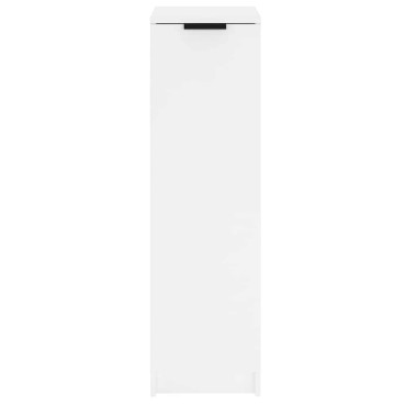 vidaXL Παπουτσοθήκη Λευκή 30x35x100cm από Επεξεργασμένο Ξύλο
