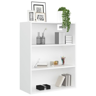 vidaXL Ντουλάπι Τοίχου Κρεμαστό Λευκό 69,5x32,5x90cm 1 τεμ.
