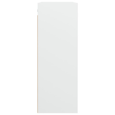 vidaXL Ντουλάπι Τοίχου Κρεμαστό Λευκό 69,5x32,5x90cm 1 τεμ.