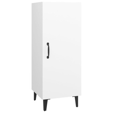 vidaXL Ντουλάπι Λευκό 34,5x34x90cm από Επεξεργασμένο Ξύλο 1 τεμ.