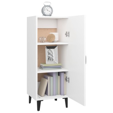 vidaXL Ντουλάπι Λευκό 34,5x34x90cm από Επεξεργασμένο Ξύλο 1 τεμ.