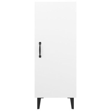 vidaXL Ντουλάπι Λευκό 34,5x34x90cm από Επεξεργασμένο Ξύλο 1 τεμ.