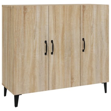 vidaXL Ντουλάπι Sonoma δρυς 90x34x80cm Επεξεργασμένο Ξύλο 1 τεμ.